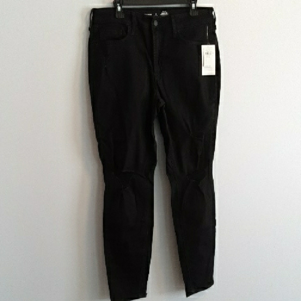 Old Navy High-Rise Rockstar Super Skinny Jeans - Black